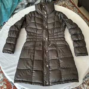 Michael Kors Down Feather Packable Puffer Parka Trench Coat Jacket